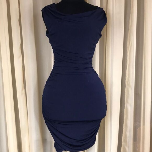 ENFOCUS ESTUDIO NAVY BLUE DRESS - Picture 1 of 11
